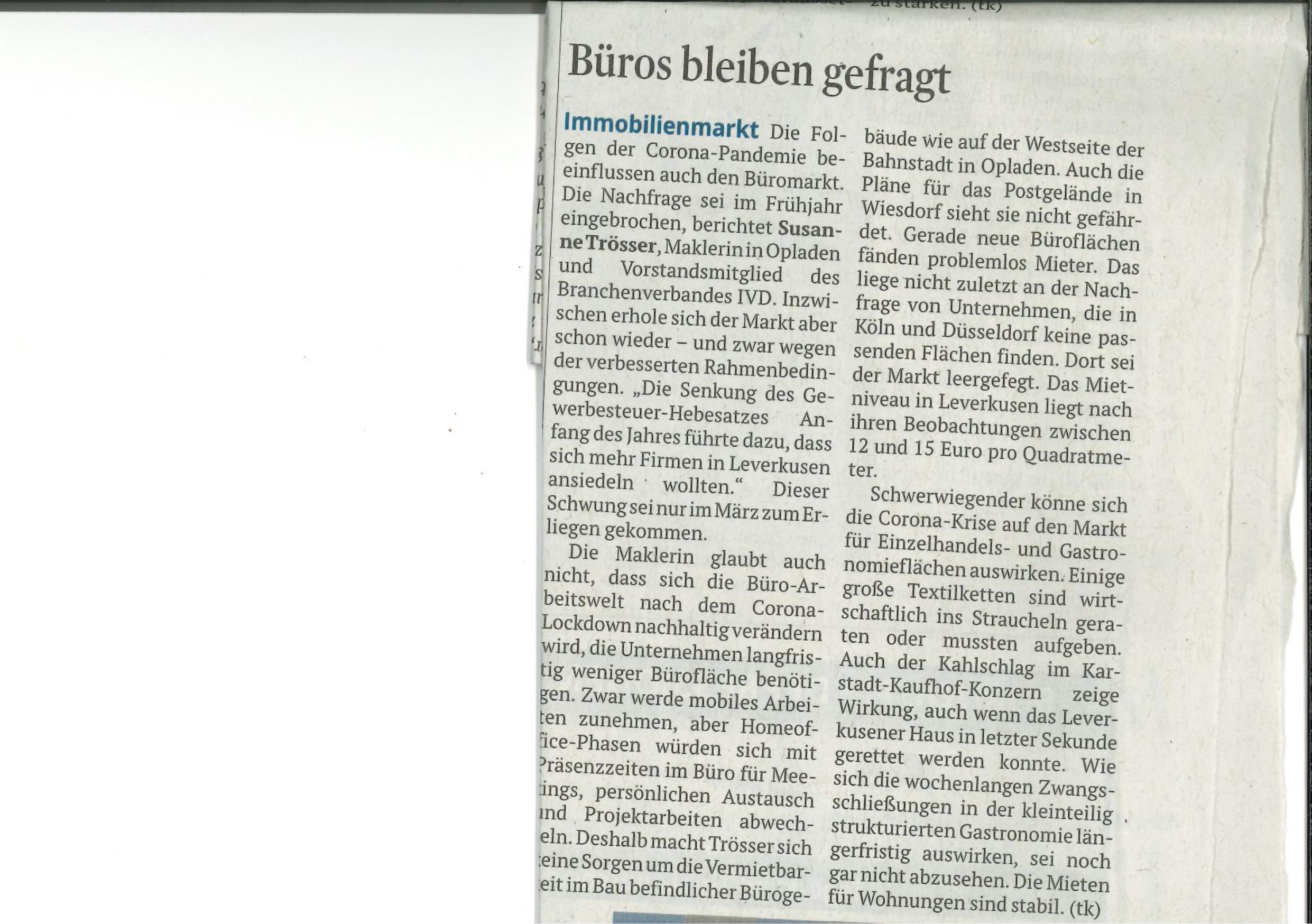 Büros bleiben gefragt