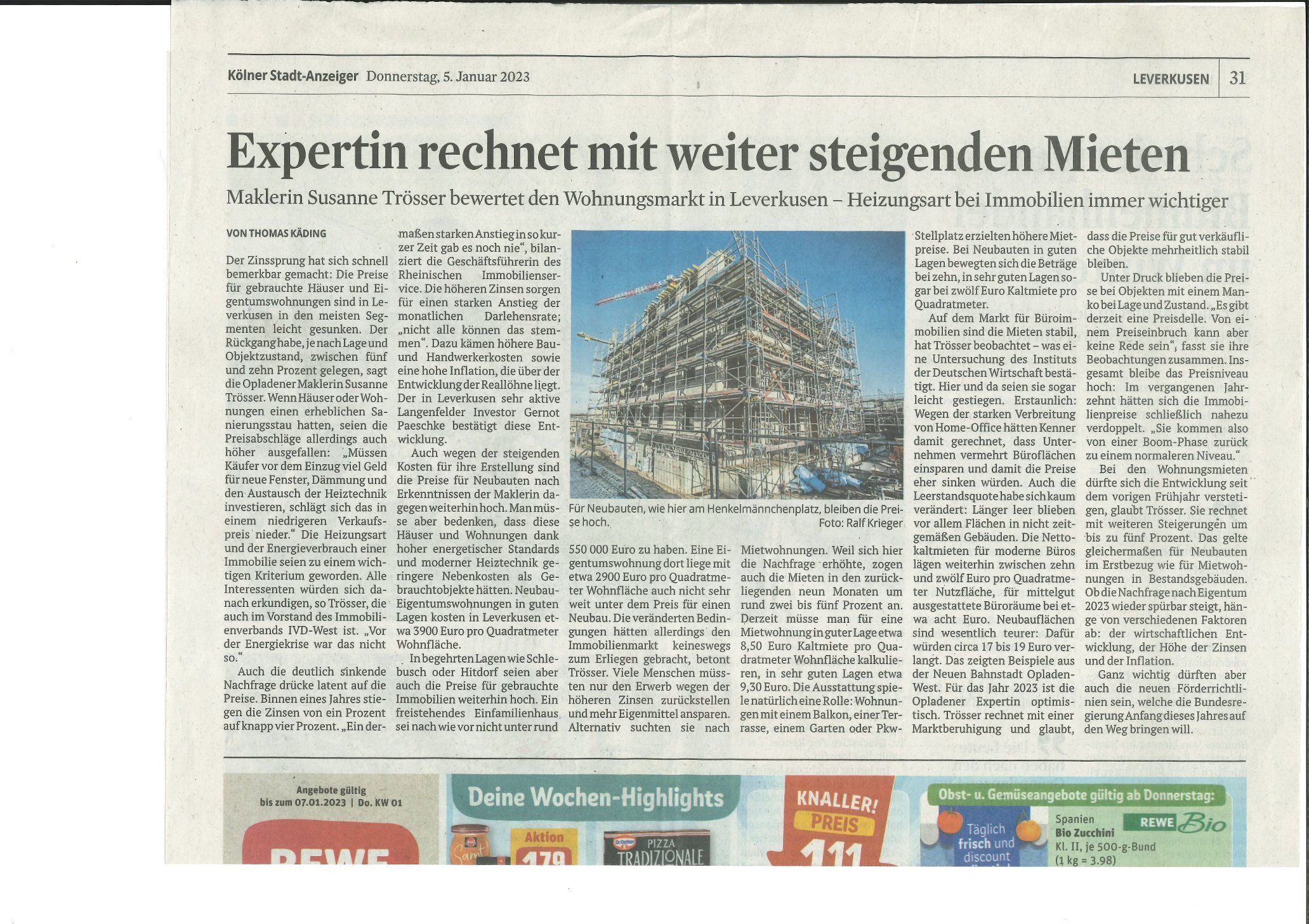 Expertin rechnet mit weiter steigenden Mieten!